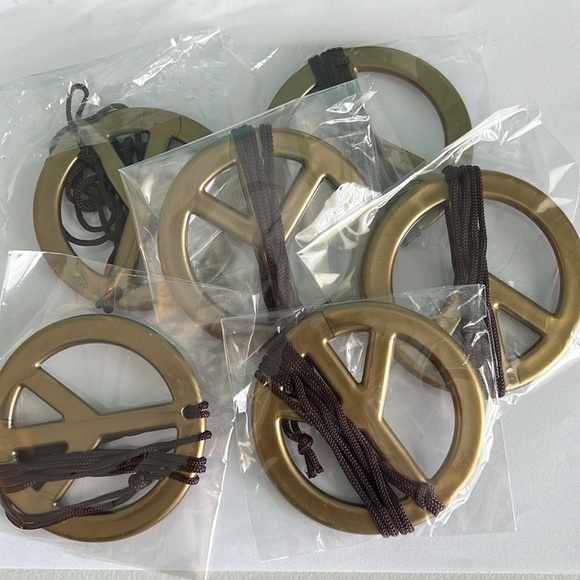 NEW set of 6 Peace sign necklaces hippie 3 for $20 - Picture 7 of 7